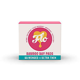 Here We Flo 44-Count Winged Ultra Thin Bamboo Day Pads