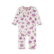 Burt&#39;s Bees Baby&reg; Mama &amp; Dino Floral Organic Cotton Coverall in Purple