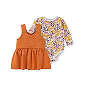 Burt&#39;s Bees Baby&reg; Size 0-3M 2-Piece Wildflowers Grow Organic Cotton Bodysuit and Dress Set