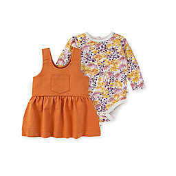Burt's Bees Baby® Size 0-3M 2-Piece Wildflowers Grow Organic Cotton Bodysuit and Dress Set