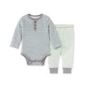 Burt's Bees Baby&reg; 2-Piece Classic Stripe Bodysuit &amp; Pant Set