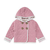 Burt&#39;s Bees Baby&reg; Toddler Organic Cotton Quilted Hooded Jacket in Rose