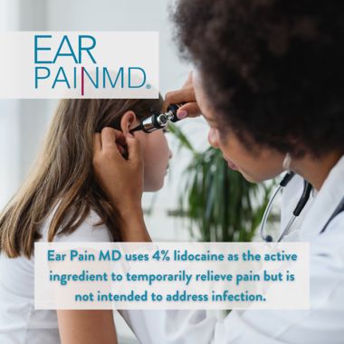 EAR PAIN MD&reg; .42 fl. oz. Pain Relieving Drops. View a larger version of this product image.