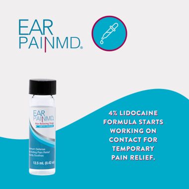 EAR PAIN MD&reg; .42 fl. oz. Pain Relieving Drops. View a larger version of this product image.