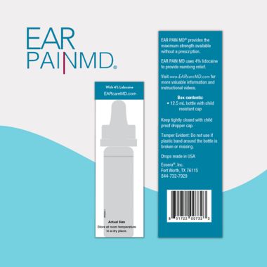 EAR PAIN MD&reg; .42 fl. oz. Pain Relieving Drops. View a larger version of this product image.