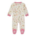 Alternate image 1 for Burt's Bees Baby&reg; Newborn Peepin' Sheep Sleep &amp; Play Footie in Rose