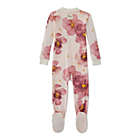 Alternate image 1 for Burt&#39;s Bees Baby&reg; Size 12M Bouquet Organic Cotton Footed Pajama in Ivory
