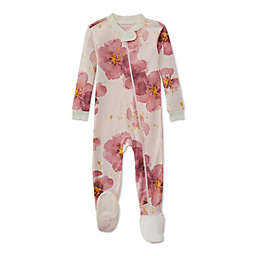 Burt's Bees Baby® Bouquet Organic Cotton Footed Pajama in Ivory