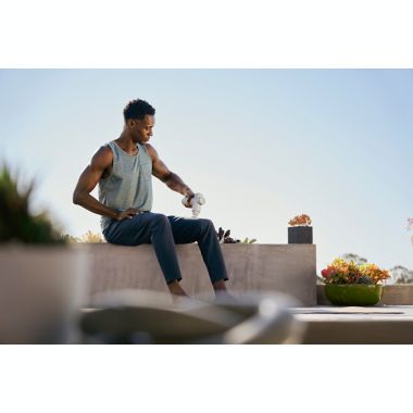 Hyperice Hypervolt Go 2 in Slate Grey. View a larger version of this product image.