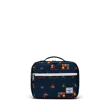 Herschel Supply Co. Tugboats Pop Quiz Lunch Box in Navy. View a larger version of this product image.