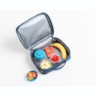 Herschel Supply Co. Tugboats Pop Quiz Lunch Box in Navy. View a larger version of this product image.