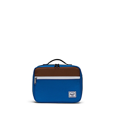 Herschel Supply Co.&reg; Pop Quiz Lunch Box in Blue/Brown. View a larger version of this product image.
