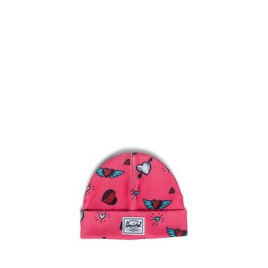 Herschel Supply Co.&reg; Size 0-6M Love Doodles Baby Beanie in Pink. View a larger version of this product image.