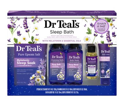 Dr Teal&#39;s&reg; 5-Piece Epsom Salt Sleep Bath Gift Set