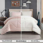 Alternate image 1 for UGG&reg; Corey 3-Piece Reversible Full/Queen Comforter Set in Rosewater Stripe