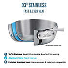 Alternate image 9 for All-Clad D3 Stainless Steel 8-Piece Cookware Set