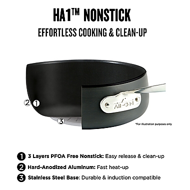 All-Clad Nonstick Hard-Anodized 2-Piece Fry Pan Set. View a larger version of this product image.