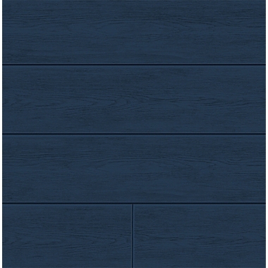 NextWall&reg; Faux Shiplap Peel and Stick Wallpaper in Blue. View a larger version of this product image.