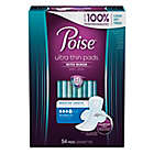 Alternate image 0 for Poise&reg; 54-Count Moderate Absorbency Ultra Thin Pads with Wings