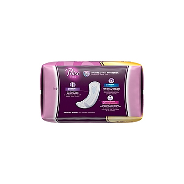 Poise&reg; 27-Count Long Length Postpartum Incontinence Pads. View a larger version of this product image.