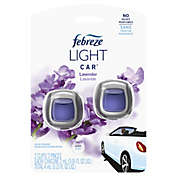 Febreze&reg; Light 2-Pack Car Vent Clip Air Freshener in Lavender