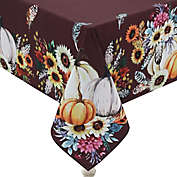 Laural Home&reg; Fall Feathers Tablecloth in Burgundy