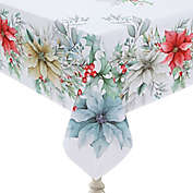 Laural Home&reg; Glad Tidings Tablecloth in Off-White