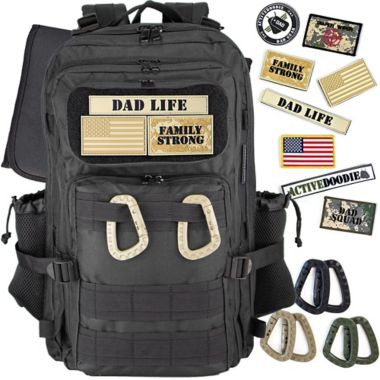 Active Doodie Dad Diaper Bag Backpack - Dad Squad Diaper Bag for Dads