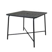 Avra Outdoor Patio Dining Table in Black
