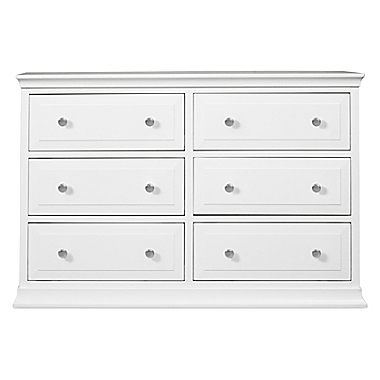 DaVinci Signature 6-Drawer Double Dresser in White. View a larger version of this product image.