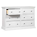 Alternate image 2 for DaVinci Signature 6-Drawer Double Dresser in White