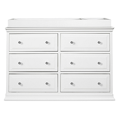 DaVinci Signature 6-Drawer Double Dresser in White. View a larger version of this product image.