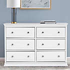 Alternate image 4 for DaVinci Signature 6-Drawer Double Dresser in White