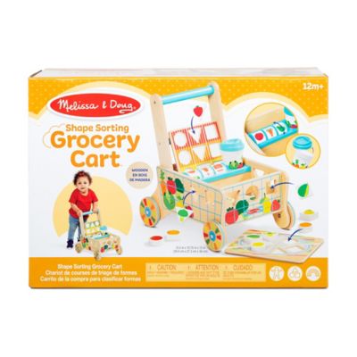Melissa &amp; Doug&reg; 16-Piece Shape Sorting Grocery Cart Set