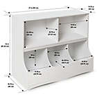 Alternate image 5 for Badger Basket 5-Compartment Cubby in White