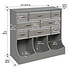 Alternate image 4 for Badger Basket&#39;s Storage Station in Grey