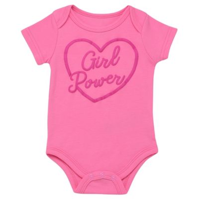 Baby Starters&reg; BWA&reg; &quot;Girl Power&quot; Bodysuit in Dark Pink