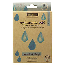 Naturally® 5-Piece Hylaronic Acid Sheet Masks