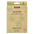 Alternate image 0 for Naturally by Upper Canada&reg; 5-Piece Cucumber Infused Sheet Masks