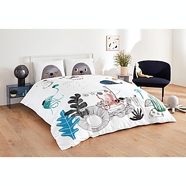 Rookie Humans&reg; Underwater Love 3-Piece Full/Queen Duvet Cover Set. View a larger version of this product image.