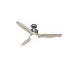 Alternate image 0 for Hunter&reg; Neuron 52-Inch 2-Light LED Smart Ceiling Fan in Silver with Remote Control