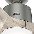 Alternate image 7 for Hunter&reg; Neuron 52-Inch 2-Light LED Smart Ceiling Fan in Silver with Remote Control