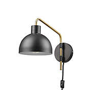 Globe Electric Dimitri 1-Light Plug-in/Hardwire Wall Sconce