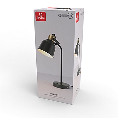 Globe Electric Dakota 18" Desk Lamp with USB Port. View a larger version of this product image.