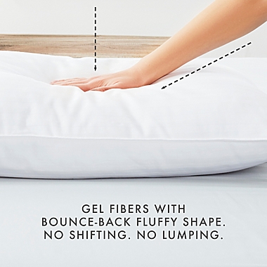 Home Collection&reg; 2-Pack Plush Down Alternative Gel-Fiber King Bed Pillows. View a larger version of this product image.