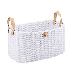 UGG® Simone Woven Rope Storage Basket in Snow
