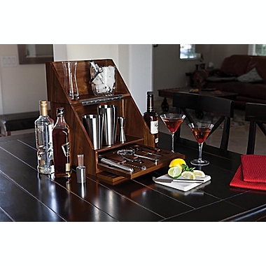 MLB Miami Marlins Madison Tabletop Bar Set. View a larger version of this product image.