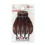 Scunci&reg; Extra Large Flat Jaw Clip in Tortoise