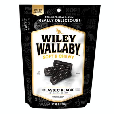 Wiley Wallaby 10 oz. Australian Style Gourmet Black Licorice