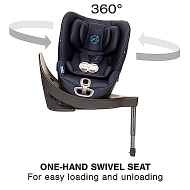 CYBEX Sirona S 360 Rotational Convertible Car Seat with SensorSafe in Indigo Blue. View a larger version of this product image.